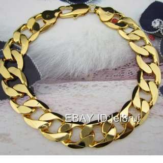   gold filled bracelet 8.6 curb chain link jewelry free shipping  