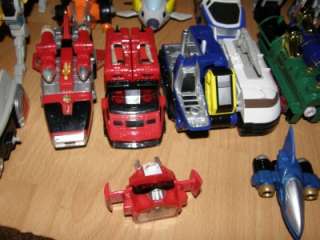 THIS IS A VERY LARGE LOT OF VARIOUS POWER RANGERS VEHICLES