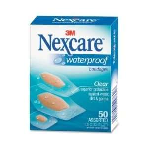  Nexcare Waterproof Bandage   Clear   MMM43250 Health 