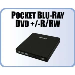  Pocket Bd rom/DVDrw USB Esata Black Annodized Aluminum 