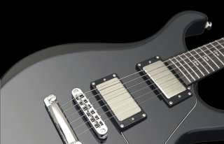 EXLUSIVE ELECTRIC GUITAR BLACK DEATH SETUP IN ITALY TOP  