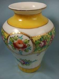 Bone China, Miniature Tall, White Vase with mix floral design, with 