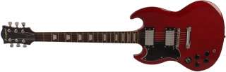 Westfield SG Style Left Handed Electric Guitar   Cherry  