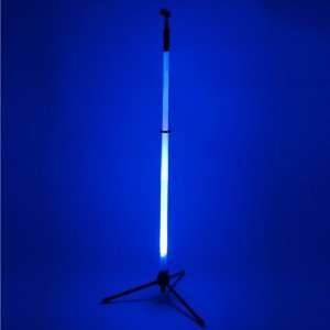   Microphone Stand with Tripod Base Blue Light Musical Instruments