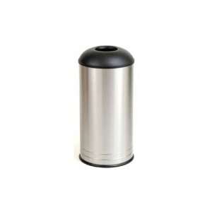  Bobrick B 2300 Waste Receptacle with Black Dome Top   15 