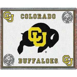  Univ of Colorado Buffalo   69 x 48 Blanket/Throw 