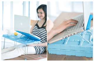 Folding Laptop/Notebook table for bed adjustable cooler  