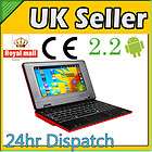 709A MINI NETBOOK LAPTOP, ANDROID 2.2, 4GB, 256MB RAM *Red 