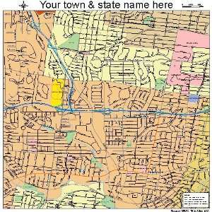  Street & Road Map of Richmond Heights, Missouri MO 