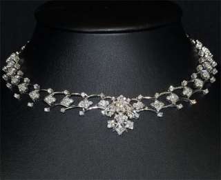   7.35 CTS. Diamants Collier Or Blanc 18K 56g. V.40.000€