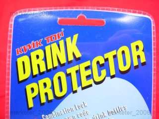 KWIK TOP DRINK PROTECTOR BOTTLE COMBINATION LOCK NEW  