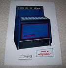 jupiter 100 k original jukebox flyer brochure 1970s achat immediat 