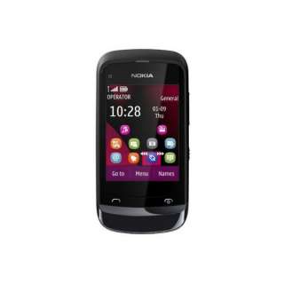 Nokia C2 02 Black Mobile Phone on Vodafone PAYG  