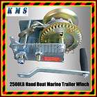 2500LB Hand Boat Marine Trailer Winch 5M Cable 2 Speed