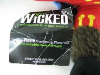 Wicked Musical Chistery Plush Flying Monkey OZ  