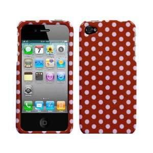  Red White Polka Dots Crystal Hard Case Cover Faceplate for 