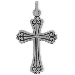  Sterling Silver Religious Cross with chain   18 Jewelry