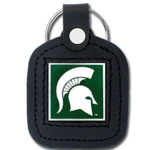 College Leather Key Ring   Michigan State Spartans  Sports 