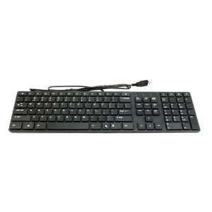  Generic Soft Touch Slim USB Keyboard, Black