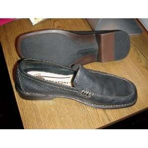   Rockport Black Leather Shoes, Aldis Model, 9 1/2 Mens 