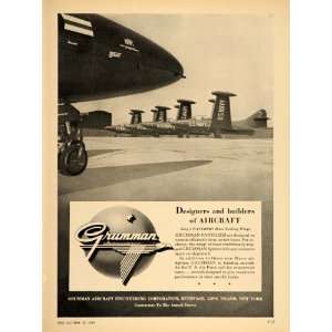 1949 Ad Grumman U. S. Navy Panther Fighter Airplanes   Original Print 