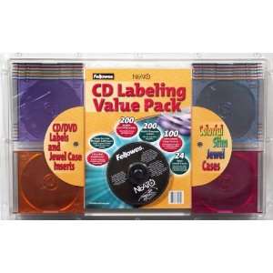  Fellowes Neato CD/DVD Labeling Value Pack
