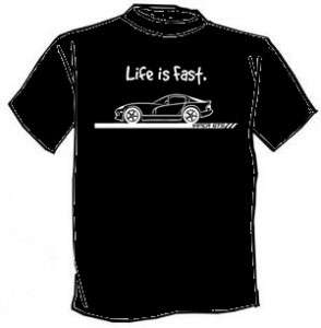 1996 03 Dodge Viper GTS Muscle Car Cartoon Tshirt  