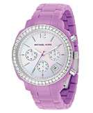 Macys   MICHAEL Michael Kors Watch, Womens Purple Plastic Bracelet 