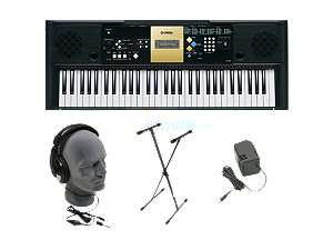   YPT220 PAK 61 Key Keyboard w/AC Adapter, Keyboard Stand & Headphones