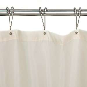    Polyester Shower Curtain   Cream Linen   72 x 84