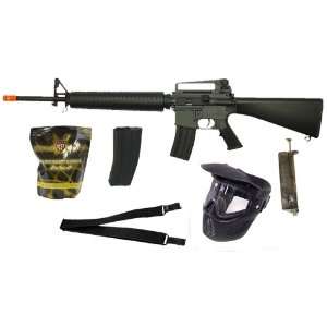  JG M16A2 AEG Airsoft Rifle with Full Stock   Novice 