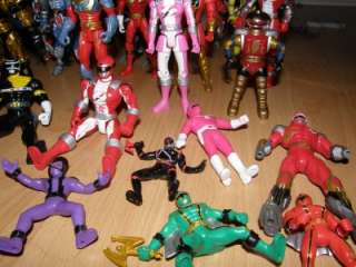 MIGHTY MORPHIN POWER RANGERS ACTION FIGURES VEHICLES LOT SOME VINTAGE 