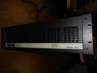 QSC 1400 POWER AMP FREE SHIP WORKS GREAT  