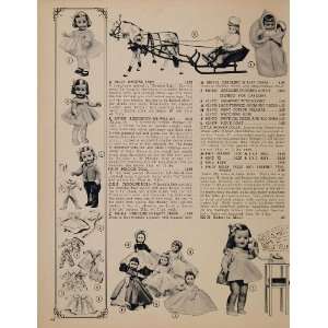  1962 Ad Caroline Doll Belle Telle Little Women Baby Amy 