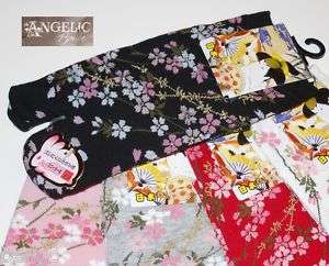   SAKURA Cherry Blossom Tabi Socks Ankle Kimono Geta Split Toe Anklets