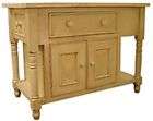 KITCHEN ISLAND Old World FURNITURE Maple Butcher Block Top w PullOut 