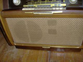vintage grundig majestic 8058 tube radio record player  