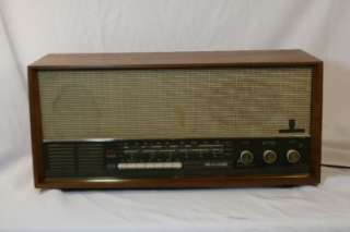 Vintage Grundig Stereo Tuberadio Tube Radio Amp  