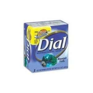  Dial Antibacterial Deodorant Soap, Mountain Fresh   3 Bars 