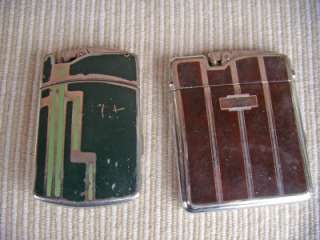 vintage Art Deco Ronson Lighters & cigarette case 2  