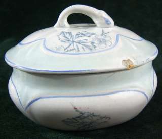 Antique COVERED SOAP DISH by ELSIE  