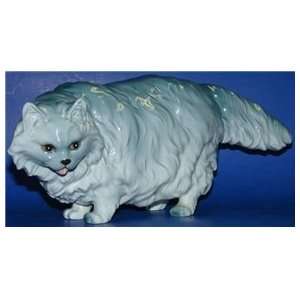   Blue Persian Cat Vintage Figurine Shafford Porcelain