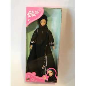  Fulla Muslim Doll Arabic Toy Eid Gift Black Abaya Hijab 