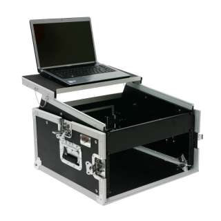 OSP 6 Space Pro DJ Mixer ATA Case withSliding Laptop Shelf