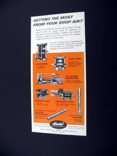 Haskel Air Driven Piston Pumps pump 1968 print Ad  