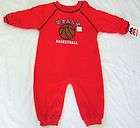 Chicago Bulls Baby Infant Romper Creeper One Piece Outfit Coverall NWT 