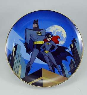Batman & Robin BAT GIRL Warner Bros. Collector Plate  