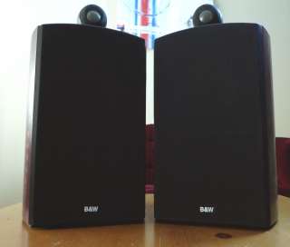 Bowers & Wilkins B&W Nautilus N805 Speakers  Red Cherry  Exc Cond 