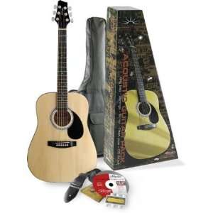    4np2 Acoustic Guitar Package 3/4 With Lesson Cd Musical Instruments