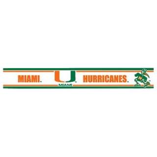 Miami Hurricanes Wall Border   Set of 2.Opens in a new window